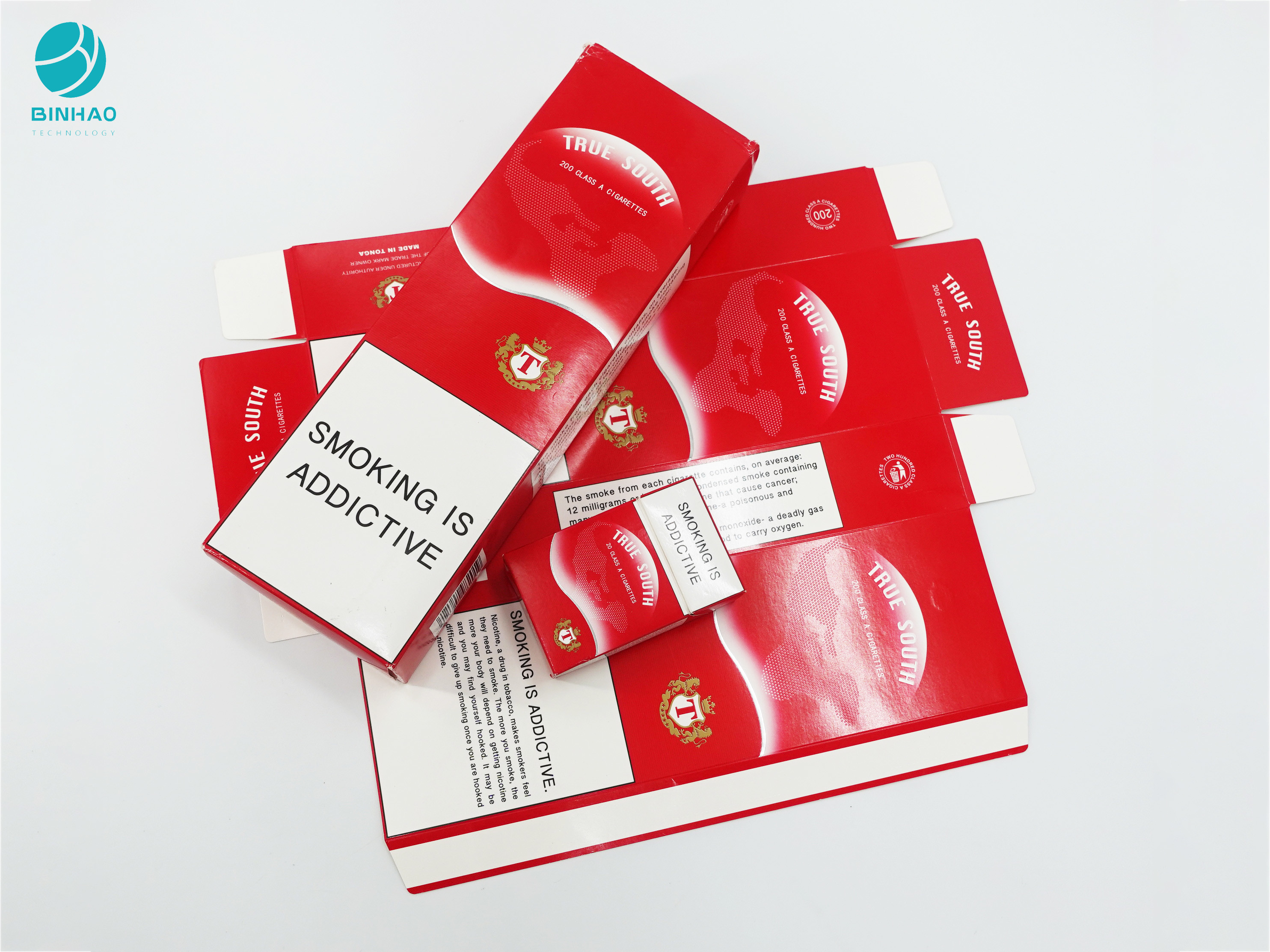 담배 담배 패키징을 위한 주문 제작된 환경 친화적 화려한 판지